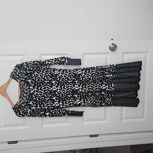 Black and White sweater dress